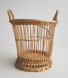 VINTAGE RIETEN MAND