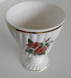 VINTAGE BLOEMPOT ROOS