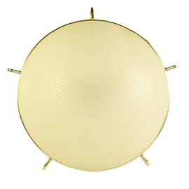 VINTAGE PLAFONNIÈRE MODERN SQUARE FLUSH MOUNT, ERKO, DUITSLAND, 1950S