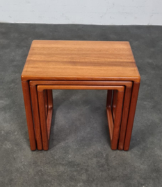 VINTAGE NESTING TABLES BR GELSTED