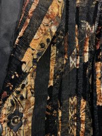 Bohemian Blazer met Artistieke Print – Statement Piece - Size L