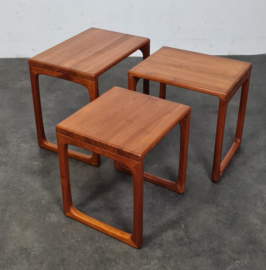 VINTAGE NESTING TABLES BR GELSTED