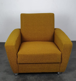 VINTAGE OKER FAUTEUILS