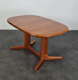 VINTAGE TEAK EETTAFEL GLOSTRUP