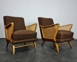 VINTAGE FAUTEUILS , SET 2 STUKS