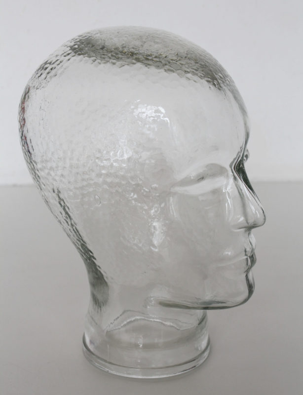 70s Glass Head, Vintage Retro