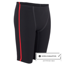 Aquafeel Pro Competition | Jammer Zwart / Rood | OXYGEN (World Aquatics Approved)