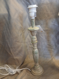 Elegante lampenvoet, Vintage Groen
