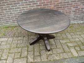 Ronde Tafel in Vergrijsd Eiken kleur