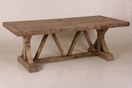 Oud Grenen Eettafel, Provence 105 x 220 cm, Ook extra lang leverbaar!