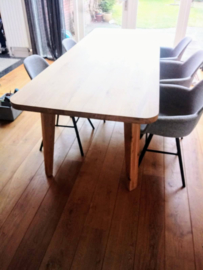 Eiken tafel jaren '60 stijl