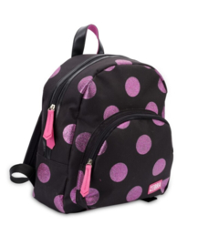 Rugzak (S) Girls Glitter Dot - Hotpink (Merk: Zebra)