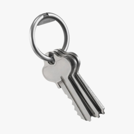 Orbitkey Ring (Silver) - Charcoal