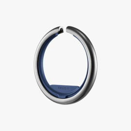 Orbitkey Ring (Silver) - Navy