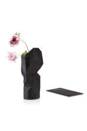 Paper Vase Cover - Black (Zwart)