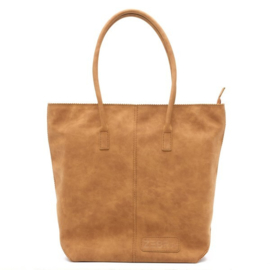 Natural Bag Kartel met Rits - Camel