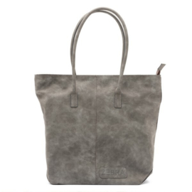 Natural Bag Kartel met Rits - Grey