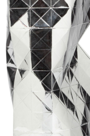 Paper Vase Cover - Silver (Zilver)