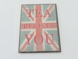 Magneet 'Tea revives you"