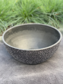 Bowl Nova concrete black D25 H12