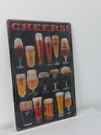 Tekstbord "Cheers"