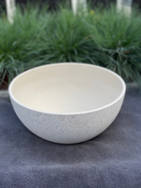 Bowl Nova concrete white D25 H12