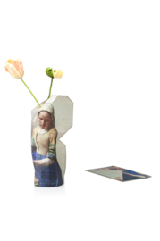 Paper Vase Cover - "Milkmaid" by Vermeer