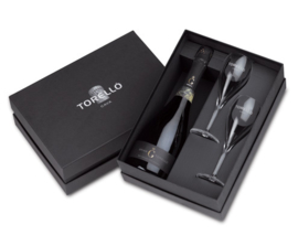 Torello Cava Reserva Brut 75cl incl. luxe glazen