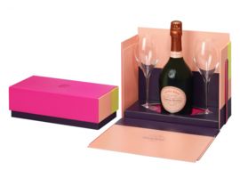 Laurent-Perrier Cuvée Rosé Brut in geschenkverpakking met 2 glazen