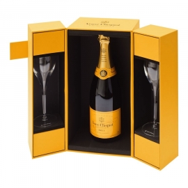 Veuve Clicquot  75cl set in doos