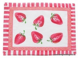 Placemat strawberry