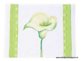 Placemat lily lime