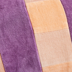HKliving Striped velvet cushion "Midsummer"
