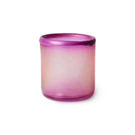 HKliving tea light holder | purple  / Waxinelichthouder | paars