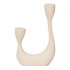 Urban Nature Culture Candle holder "Palesa" | almond milk