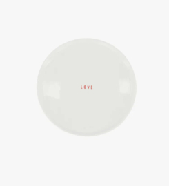 Zusss Gebaksbordje "Love" | rood