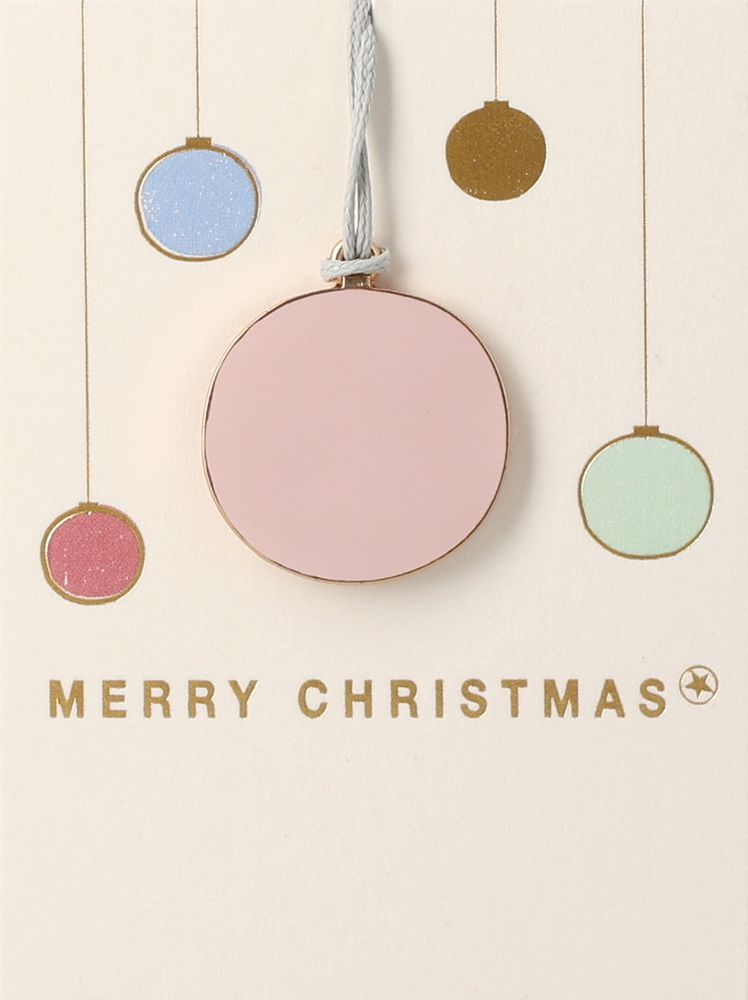 Räder Mini Ornament Card "Merry Christmas"