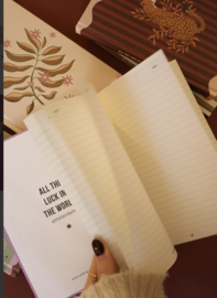 ATLITH - Notitieboekje Paars met Vogels