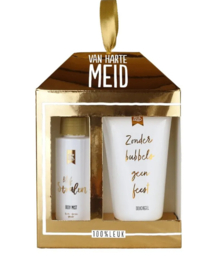 100% Leuk Giftset "Van harte Meid"