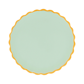 Urban Nature Culture Good Morning Sculpted Plate small | celadon