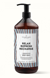 The Gift Label Bodywash "Relax, Refresh and Recharge"