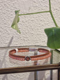 Qoss Armband "Sofia" terra | maat L