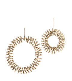 Madam Stoltz Bamboo wreaths L | naturel