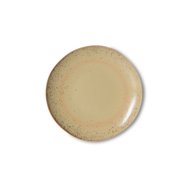 HKliving 70's Ceramics Dessert plate "Grit" per stuk