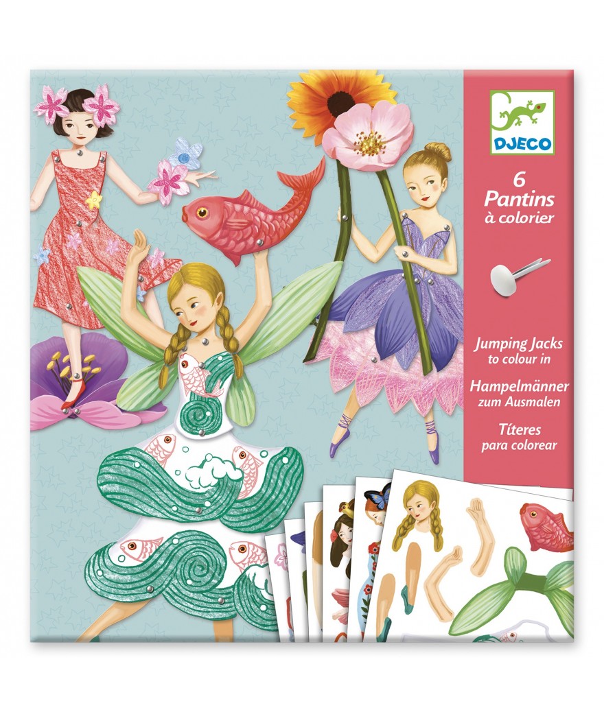 Djeco Trekfiguren "Feëen" | 5 - 8 jaar