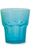 HKliving  Mineral waterglas per stuk | blue