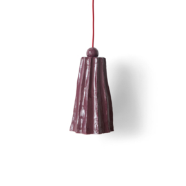 HKliving Flow pendant lamp | burgundy
