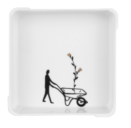 Räder Bowl "Flower wheelbarrow"