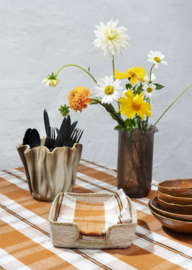 Madam Stoltz Stoneware Flower Pot | beige