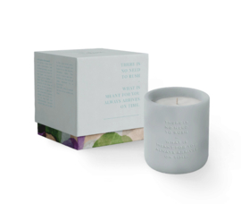 The Gift Label Cement Candle | blue
